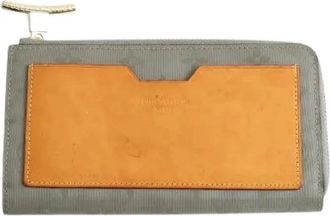Louis Vuitton Pre-owned Portefeuille Femme - Dames - Vintage Accessoires - Oranje - ONE Size - Leer - Vintage
