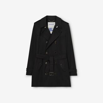 Burberry Midlength Paisley Lace Foxfield Trench Coat