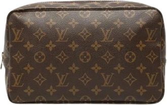 Louis Vuitton Pre-owned Clutches, female, Brown, Size: ONE SIZE Pre-owned Trousse Toilette 28
