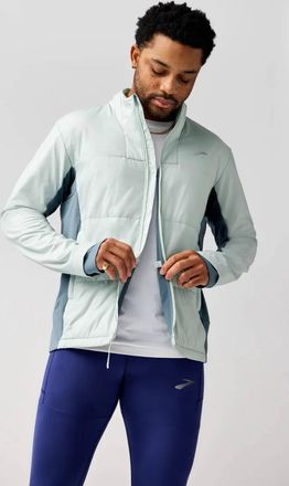 Brooks Shield Hybrid Jacket 3.0 In Smoke / Storm