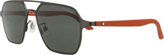 Montblanc Mens Mb0360s 56Mm Sunglasses