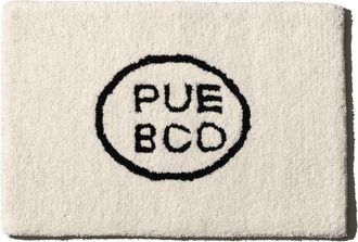 Puebco Tufted Mat / Logo in White at Nordstrom