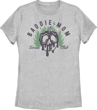 Disney Womens Disney Baddie Mom Social Club Graphic T-Shirt in Athletic Heather at Nordstrom, Size Xx-Large