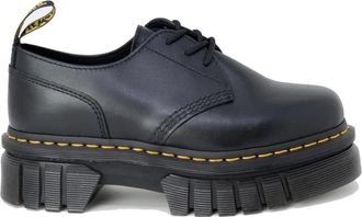 Dr. Martens Leren Veterschoenen - Dames - Veterschoenen - Zwart - 40 EU - Leer - Schoenen
