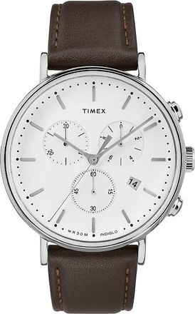 Timex Fairfield Chronograph Quartz White Dial Mens Watch TWH6Z2410