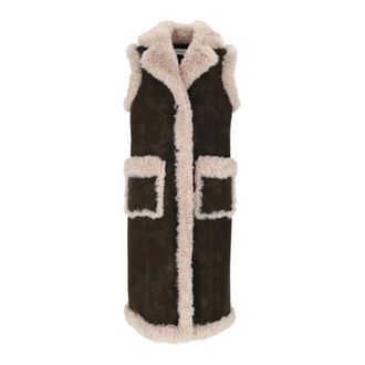 Bully Invecchiato Gilet - Dames - Jassen - Bruin - Maat: S Poliester