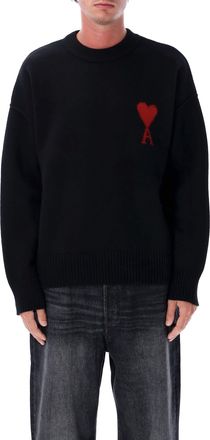 Ami Wool Ami De Coeur Sweater Ami Paris