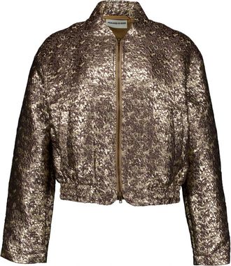Femmes Du Sud Metallic Paige Jassen in Bruin - Dames - Zomerjassen - Bruin - XL - Jassen