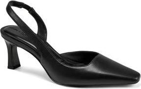 Karl Lagerfeld Sheenz Pointed Toe Slingback Pump in Black at Nordstrom Rack, Size 6.5
