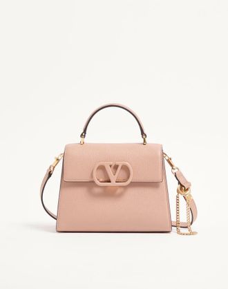 Valentino Garavani Borsa A Mano Piccola Valentino Garavani Vsling In Vitello Granato Donna ROSE CANNELLE UNI