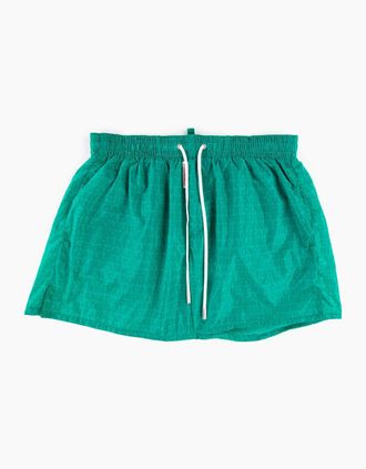 Dsquared2 Mens Dsquared2 Swim & Underwear Print Shorts Turquoise - Blue/Green - Size: 26/27/32