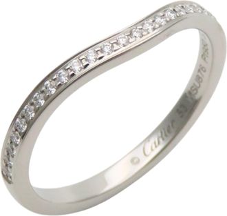 Cartier Platinum Platinum 950 Band Ring (Pre-Owned)