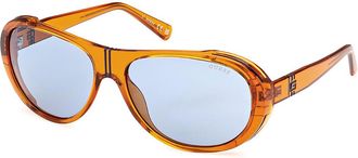 Guess GU00081 44V Mens Sunglasses Orange Size 62