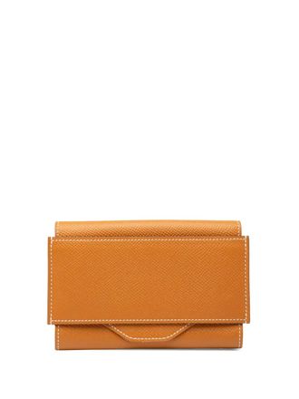Herm&egrave;s 2017 Epsom Passant Wallet long wallets - women - Calf Leather/Leather - One Size - Brown