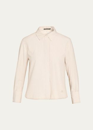 Kobi Halperin Alexie Striped Button-Front Blouse