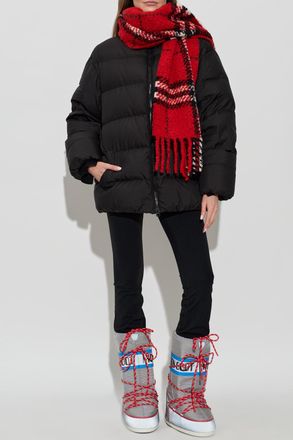 Perfect Moment Down Jacket With Stand-up Collar, Womens, Black