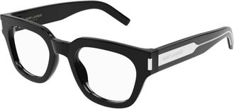 Saint Laurent Zwarte Zonnebril met Zwart Montuur - Dames - Brillen - Zwart - 50 MM - Accessoires