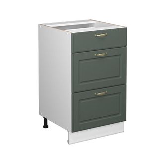 Vicco Armario De Ba&ntilde;o Fame-line, Verde Dorado Casa De Campo, 50 X 81.6 Cm Sin Encimera Vicco