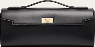Anya Hindmarch Mortimer Boxy Leather Clutch Bag