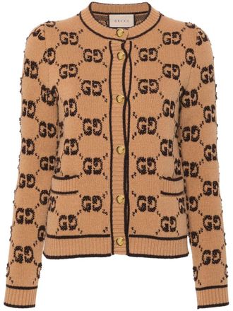 Gucci GG jacquard cardigan - Neutrals