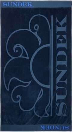 Sundek Strandtuch mit Logo- und Motiv-Print in Marine, Gr&ouml;&szlig;e 1