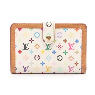 Louis Vuitton Multi-Color White Pvc Leather Wallet (Bi-Fold) (Pre-Owned)