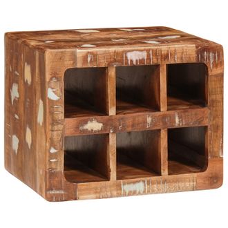 Berkfield Home Wine Rack Wall-mounted with Storage Brown