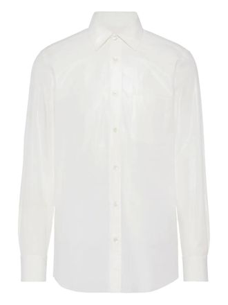 Maison Margiela long-sleeved shirt - White