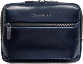 Piquadro Crossbody tas voor i Padmini - Heren - Schoudertassen - Blauw - ONE Size - Katoen - Tassen