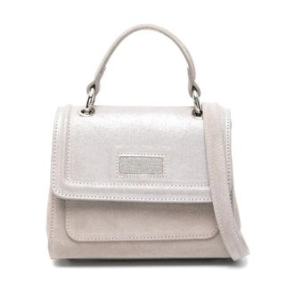 PESERICO Bimaterial Mini Tas - Dames - Handtassen - Grijs - ONE Size - Leer - Tassen
