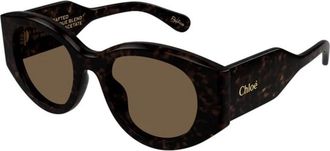 Chlo&eacute; Authentieke Bril met Topkwaliteit - Dames - Zonnebrillen - Bruin - 51 MM - Accessoires