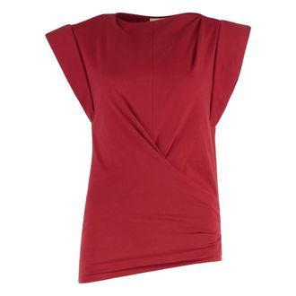 Isabel Marant Dames, Tops, Rood, Maat: XS Katoen