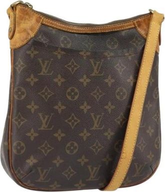 Louis Vuitton Pre-owned Cross Body Bags, female, Brown, Size: ONE SIZE Pre-owned Canvas Cross Body Bag