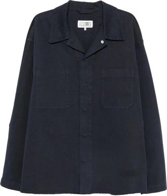 Maison Margiela Concealed-fastening Patch-pocket Shirt Jacket