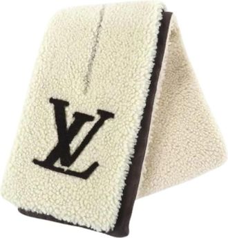 Louis Vuitton Pre-owned Scarves, female, Beige, Size: ONE SIZE Pre-owned Tippet