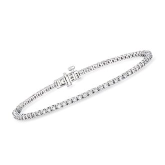 Ross-Simons 1.00- Lab-Grown Diamond Tennis Bracelet in Sterling Silver