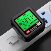 OEM Probador De Cable De Tierra Para Probador De Tomacorrientes, Pantalla Lcd, Prueba De Disparo Rcd, Verificaci&oacute;n De Polaridad Y Fase, Detector De Tomaco