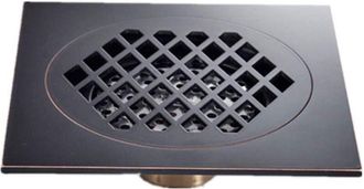 OEM Sif&oacute;n De Suelo - Lat&oacute;n - 15 X 15 Cm - Para Ducha Cocina Lavander&iacute;a - 1 Unidad
