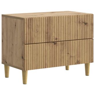 vidaXL Armario De Noche Con Caj&oacute;n Roble Artesanal 62 X 34,5 X 48 Cm Vidaxl
