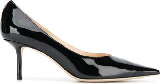 Jimmy Choo London Love 65 Pointed-Toe Patent Leather Pumps