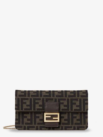 Fendi Borsa a tracolla Wallet on Chain Tube in tessuto FF Zucca - FENDI - gender_Woman
