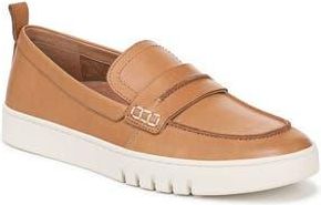 Vionic Chantel Penny Loafer Slip-On Sneaker in Caramel Leather at Nordstrom Rack, Size 8.5