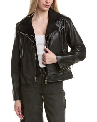 Elie Tahari The Malinda Moto Jacket