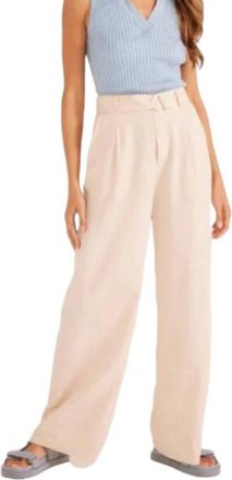 Minkpink Faro Straight Leg Pants In Crema