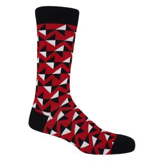 Peper Harow Triangle Mens Socks - Red