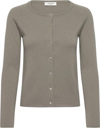 Rosemunde Cardigan - Dames - Vesten - Groen - L - Truien & Vesten