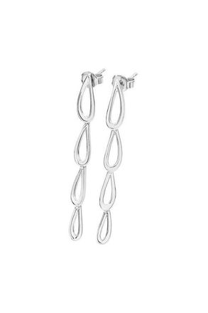 Lucy Quartermaine Petal Drop Earrings in Sterling Silver at Nordstrom