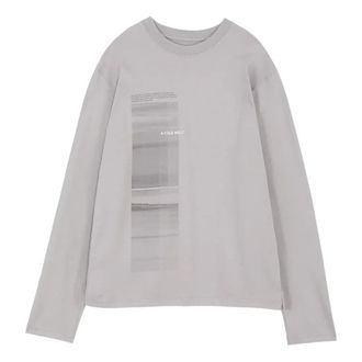 A-Cold-Wall* Diffusion Graphic Long Shirt Tee Mid Grey ACWMTS087-MIDGRE