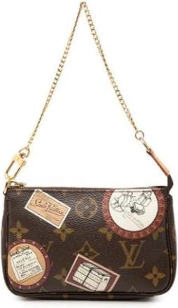 Louis Vuitton Mini Pochette Pre-owned - - Pre-owned - Donna - Marrone - ONE SIZE