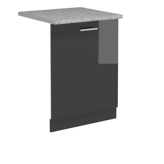 Vicco Tapa Del Lavavajillas R-line, Antracita Alto Brillo, 60 Cm, Et M&aacute;rmol, Vicco